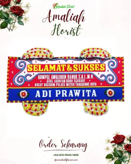 Papan Bunga Ucapan Selamat jatitujuh